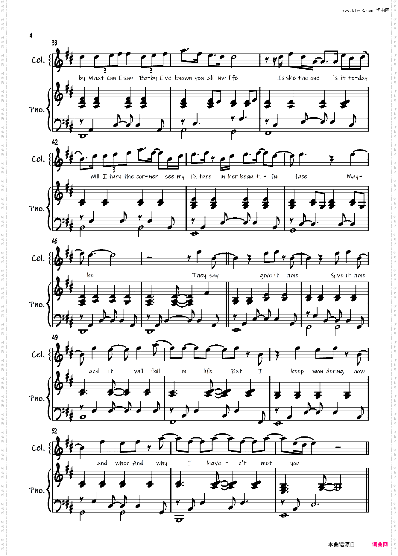 【弹唱谱】My Kind of Perfect-David Archuleta「一撇撇耶」