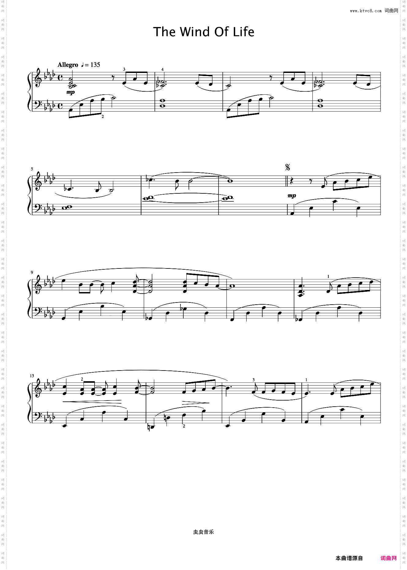 The Wind Of Life《久石让钢琴作品精选集》