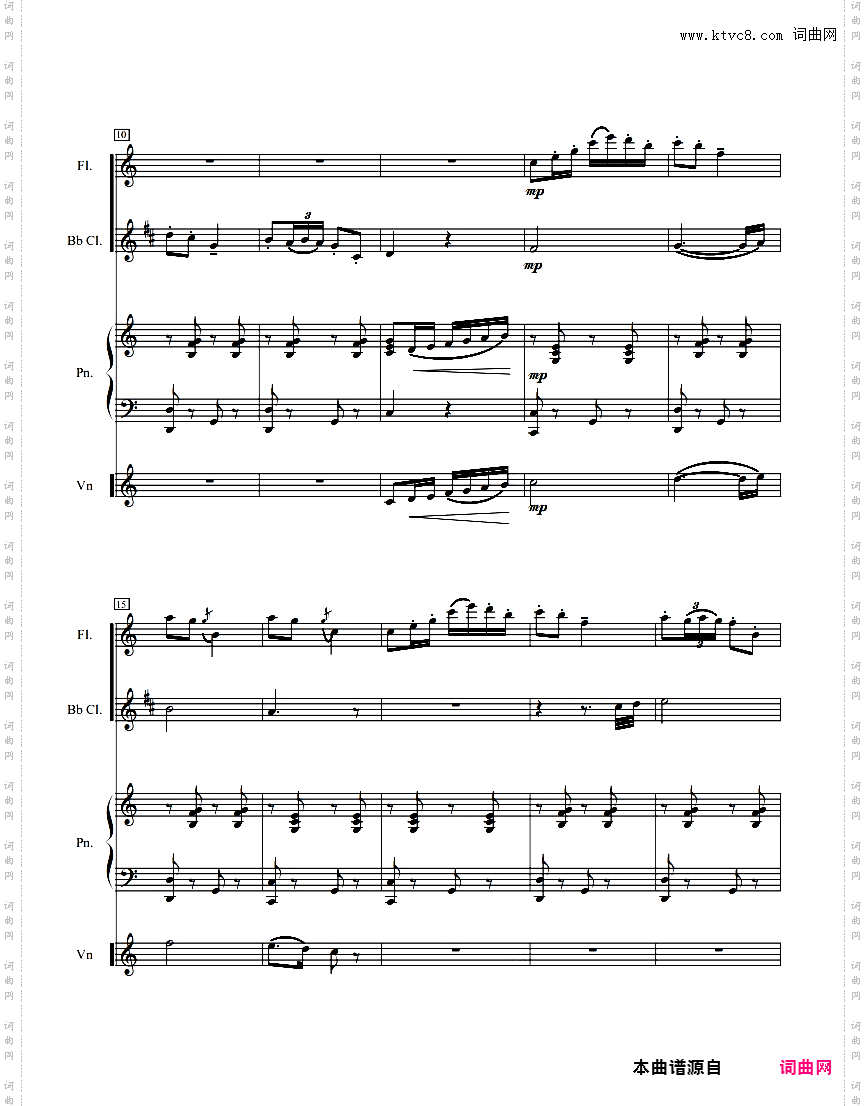 瑞典狂想曲小型总谱