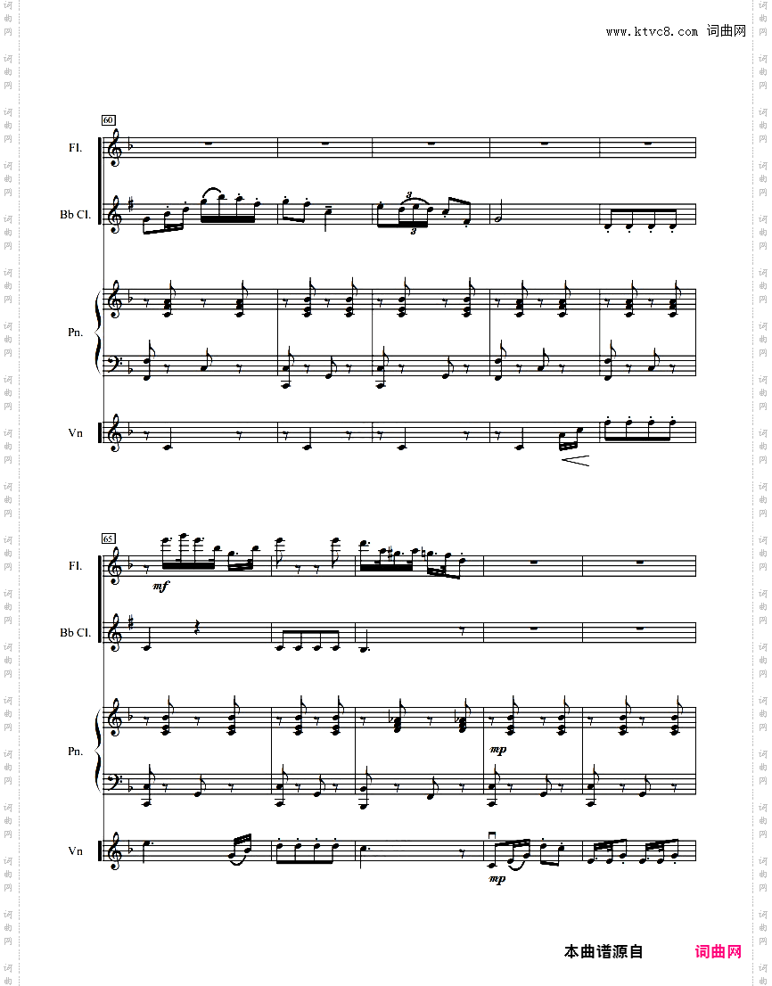 瑞典狂想曲小型总谱