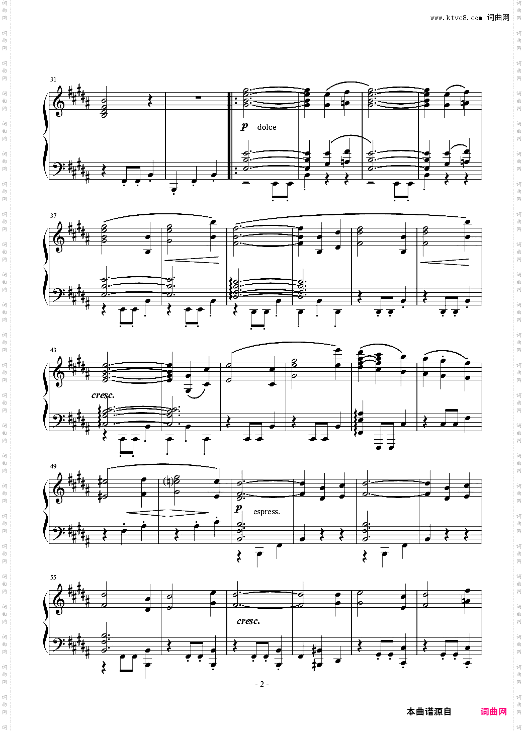 勃拉姆斯 B大调第一钢琴三重奏Op·8 第二乐章 谐谑曲 中段