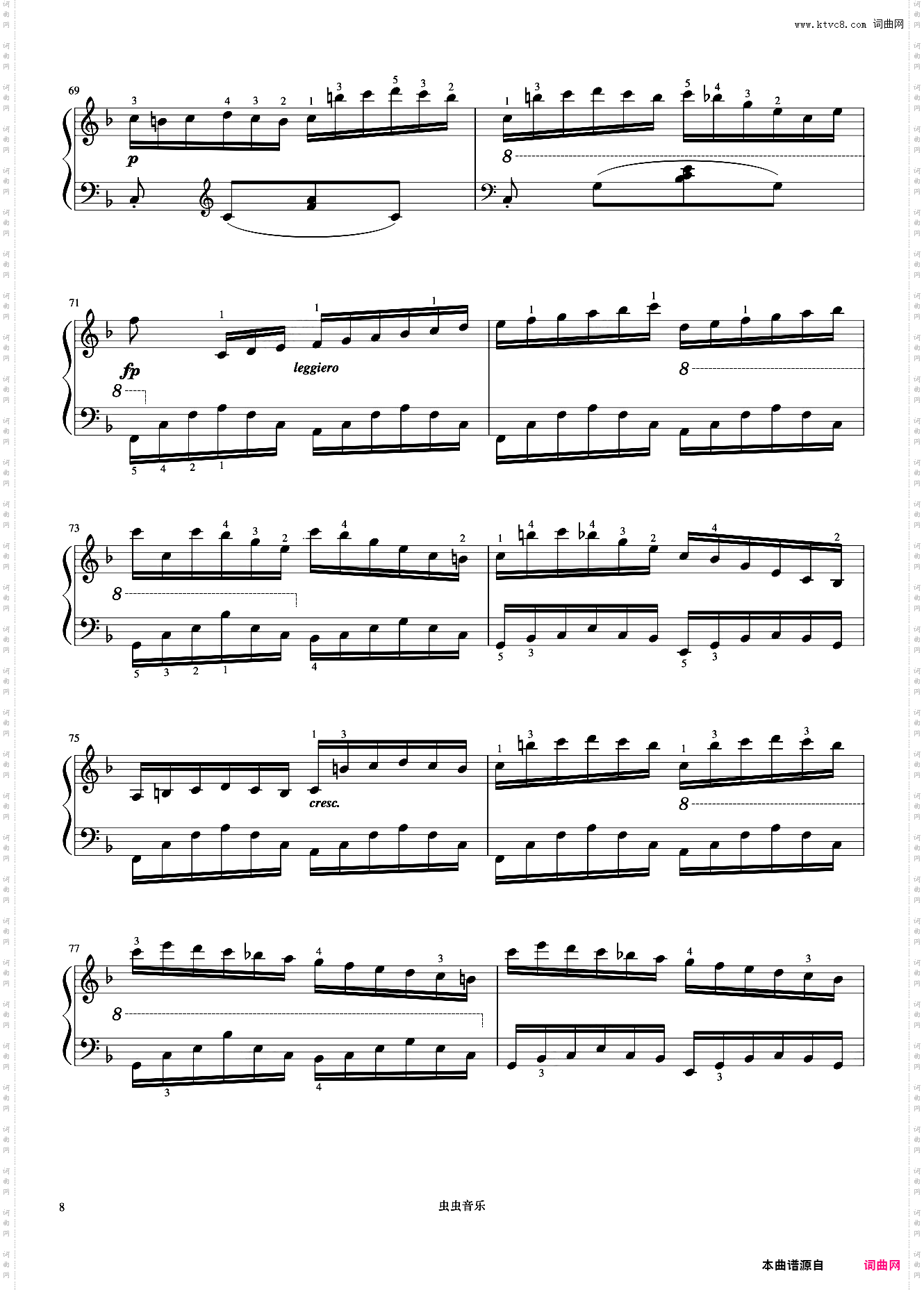 第40首《车尔尼快速练习曲 作品299》