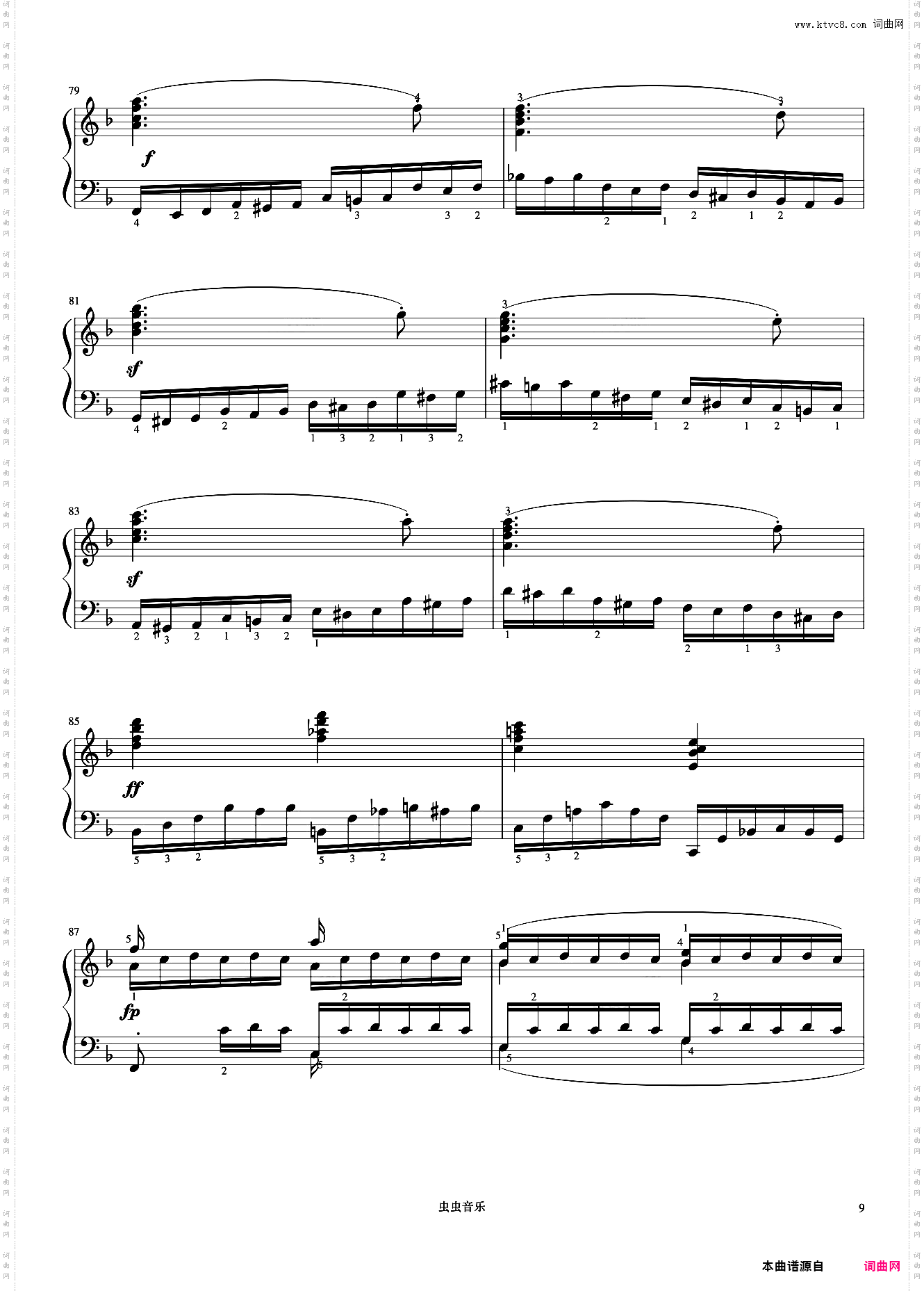 第40首《车尔尼快速练习曲 作品299》