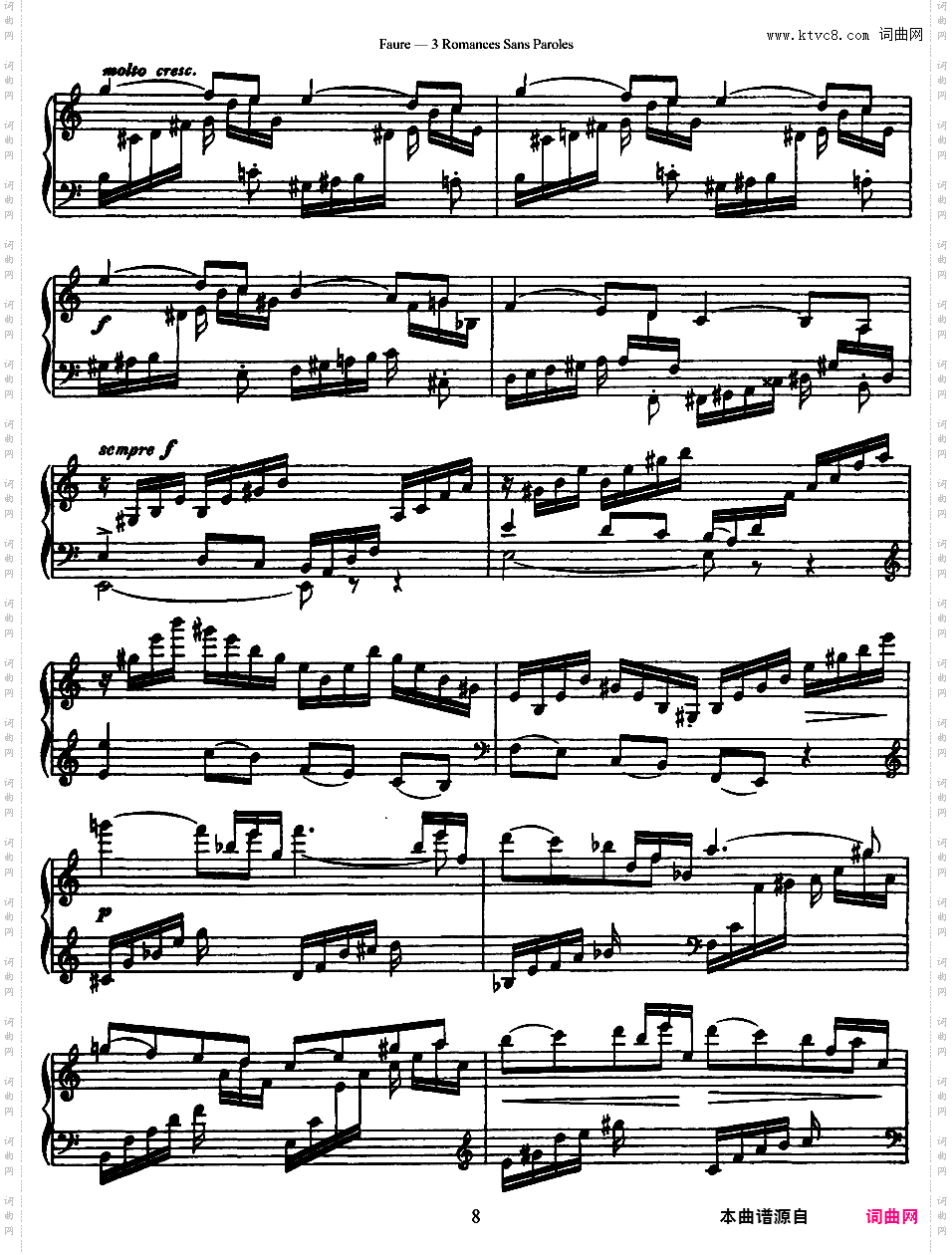 3首无词浪漫曲 3 Romances Sans Paroles Op·17