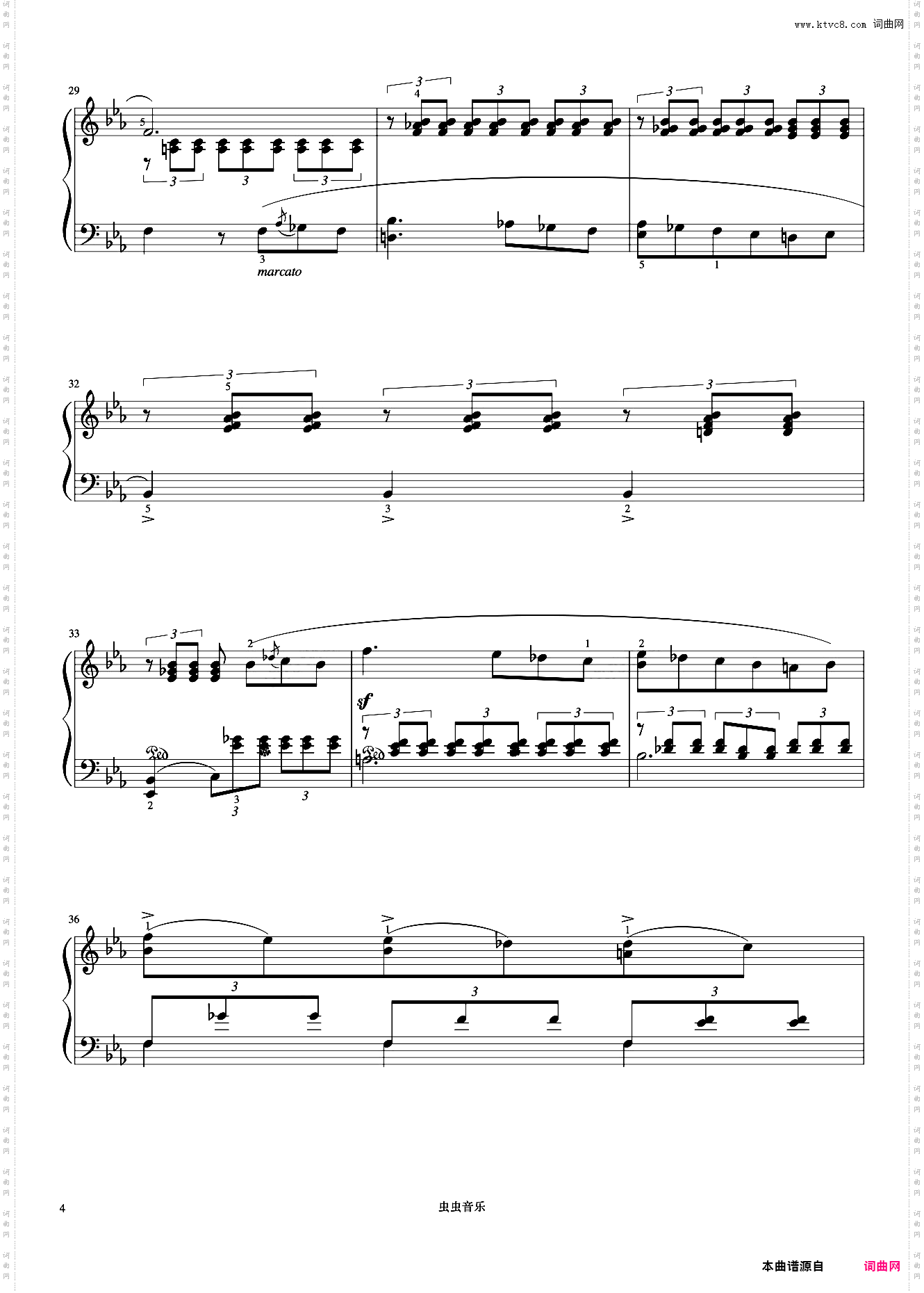 6级 浮云《中国院钢琴考级曲目》