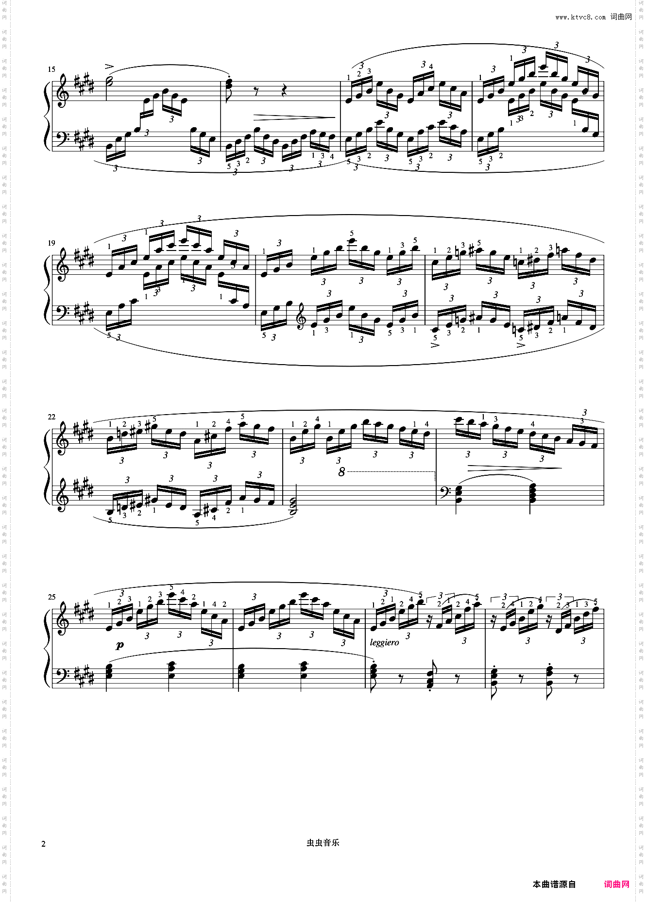 4级 练习曲Op·849 No·15《中国院钢琴考级曲目》