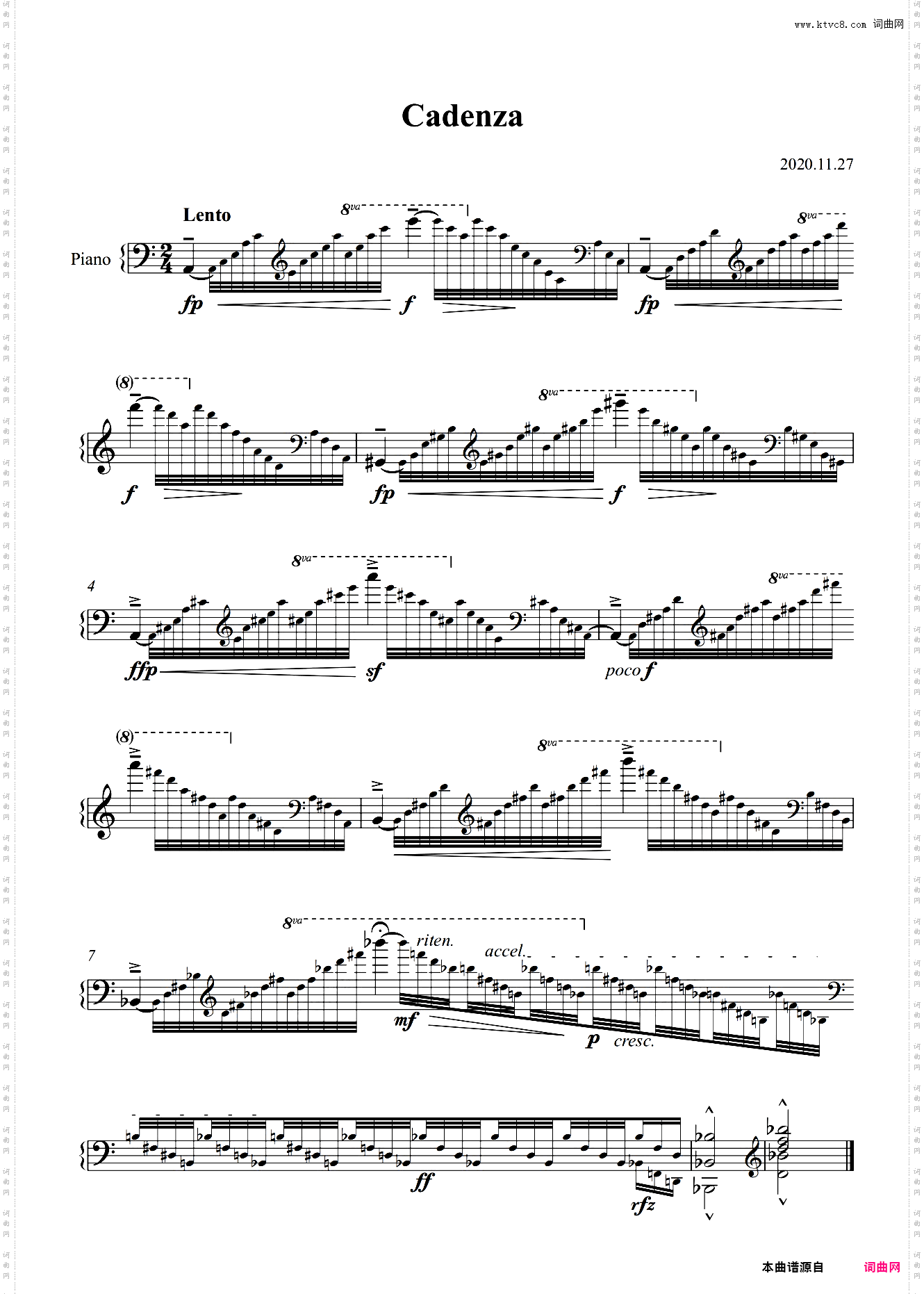 【原创】钢琴华彩a小调→降B大调,未完成的新作的前奏曲