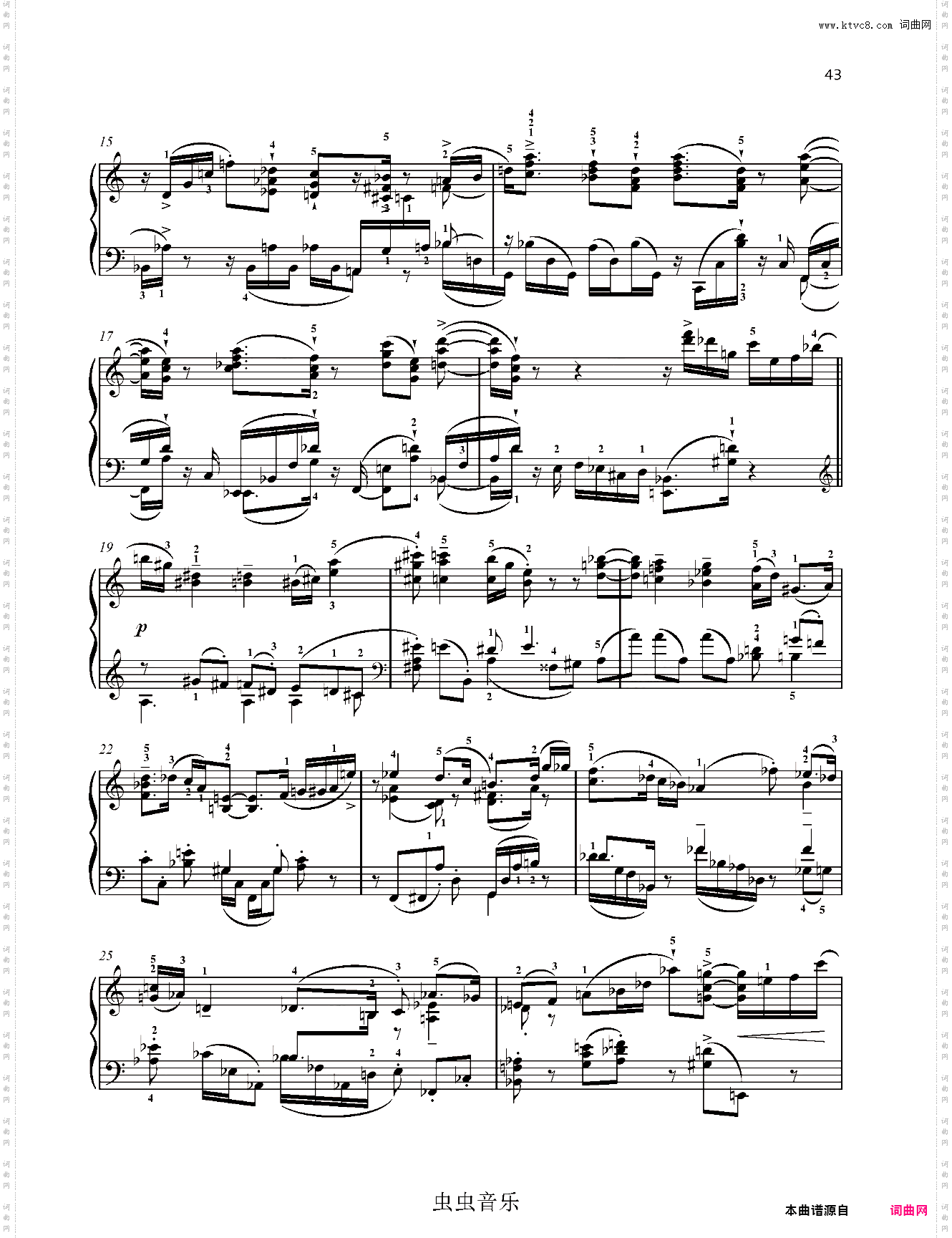 爵士奏鸣曲 No·19 Op·143 第四乐章