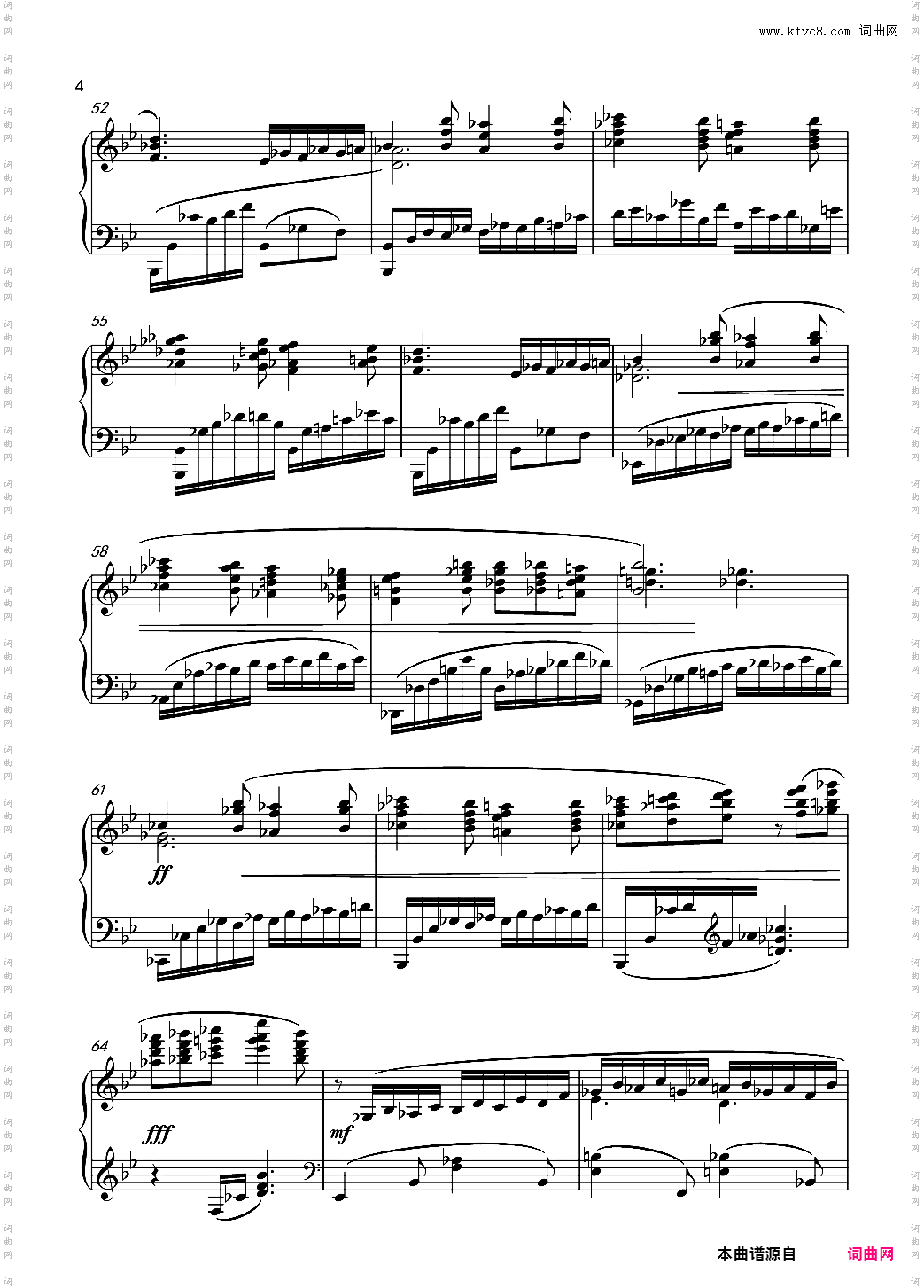 即兴曲，钢琴曲4首，op3no4