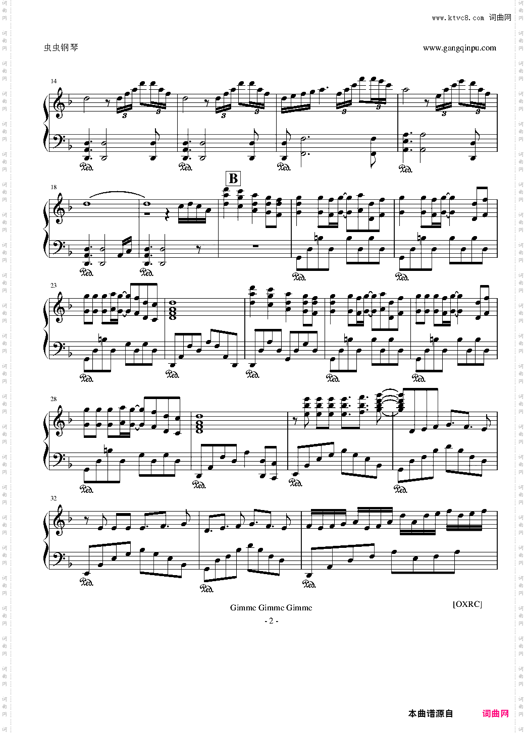 【OXRC】 Gimme! Gimme! Gimme! 吉米吉米吉米