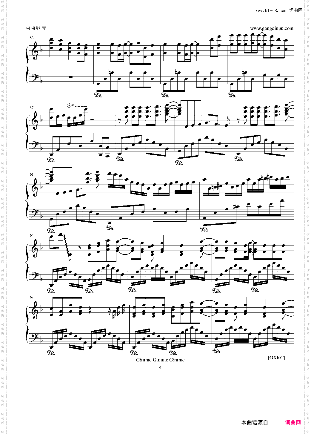 【OXRC】 Gimme! Gimme! Gimme! 吉米吉米吉米