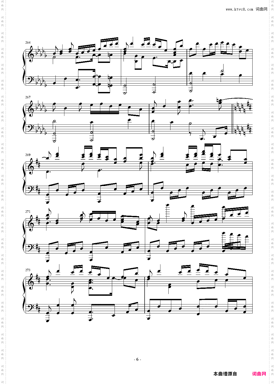 東方連奏曲 II Pianoforte 第二部分
