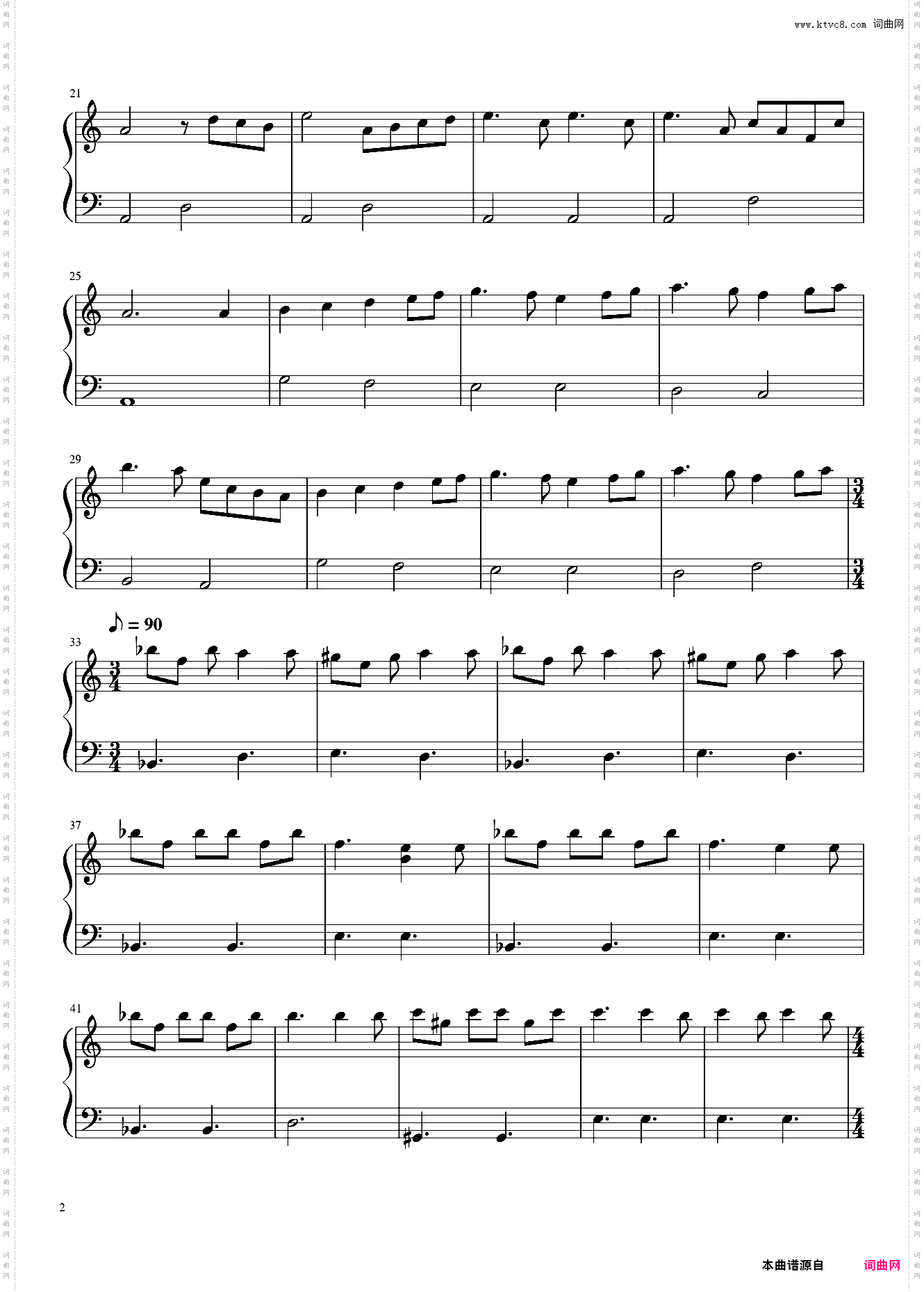 Swan Lake Theme-天鹅湖【简易钢琴C调版】