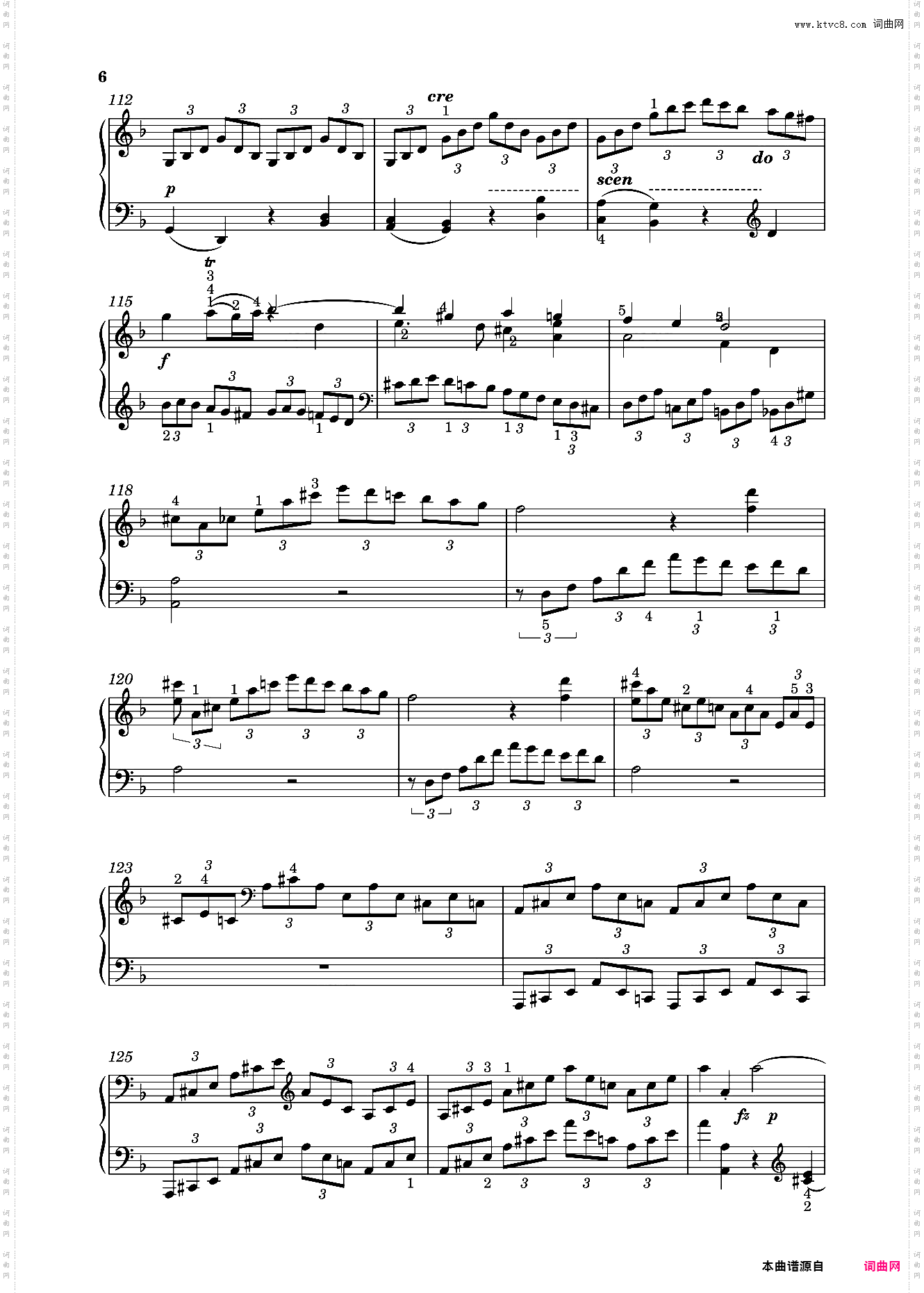钢琴奏鸣曲KV533