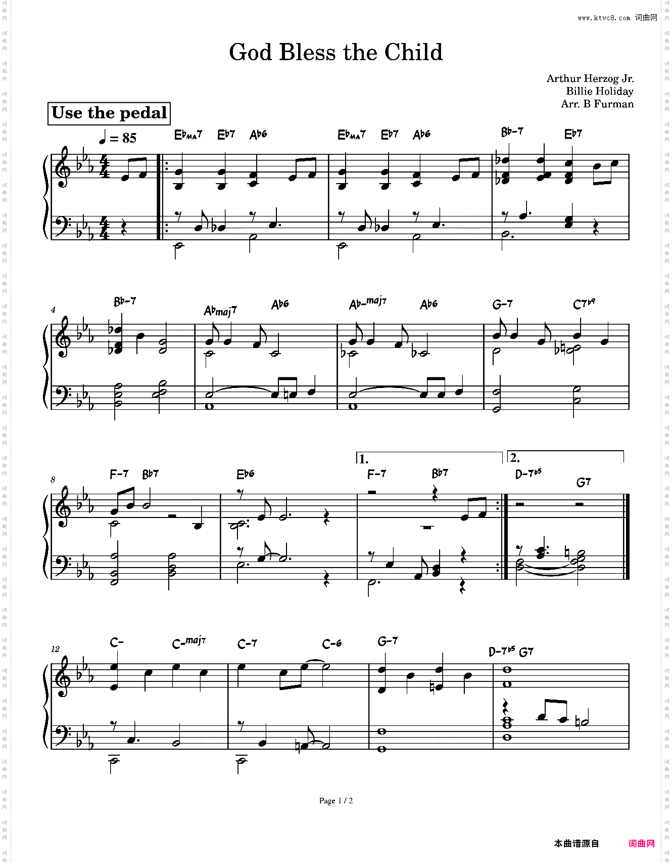 God Bless the Child-Billie Holiday