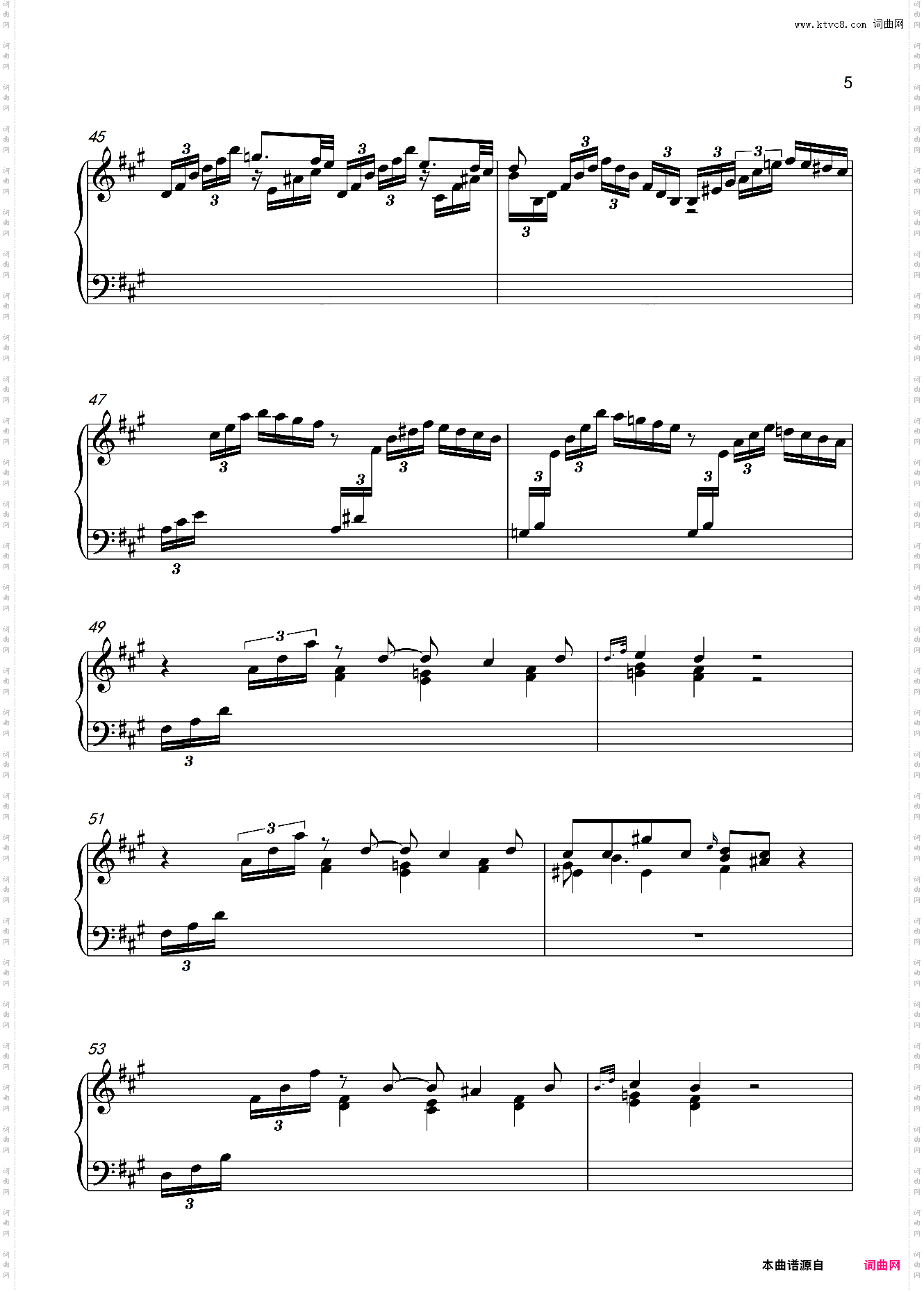 2021武汉音乐学院钢琴考级教程6级第九首