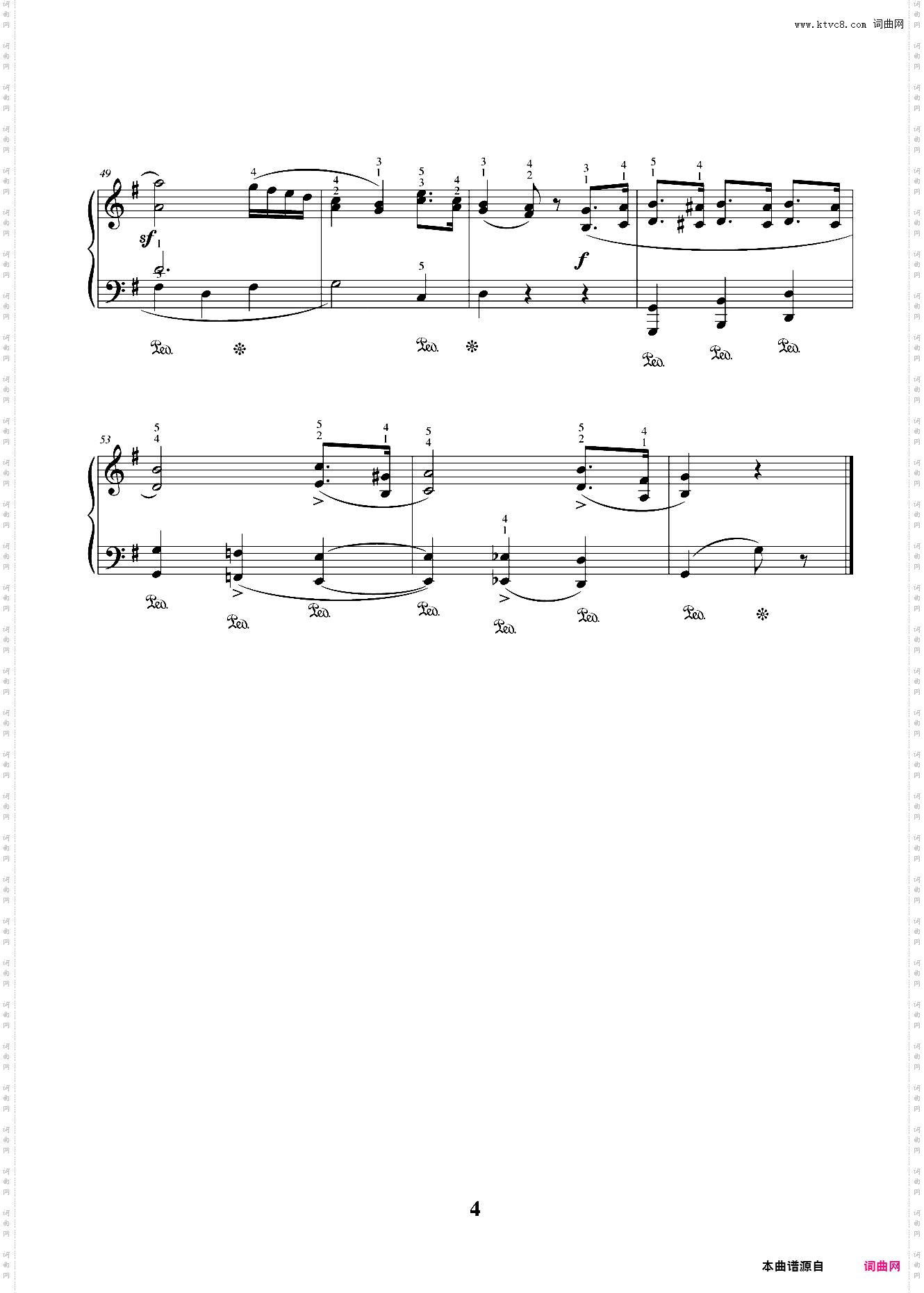 64G大调小步舞曲