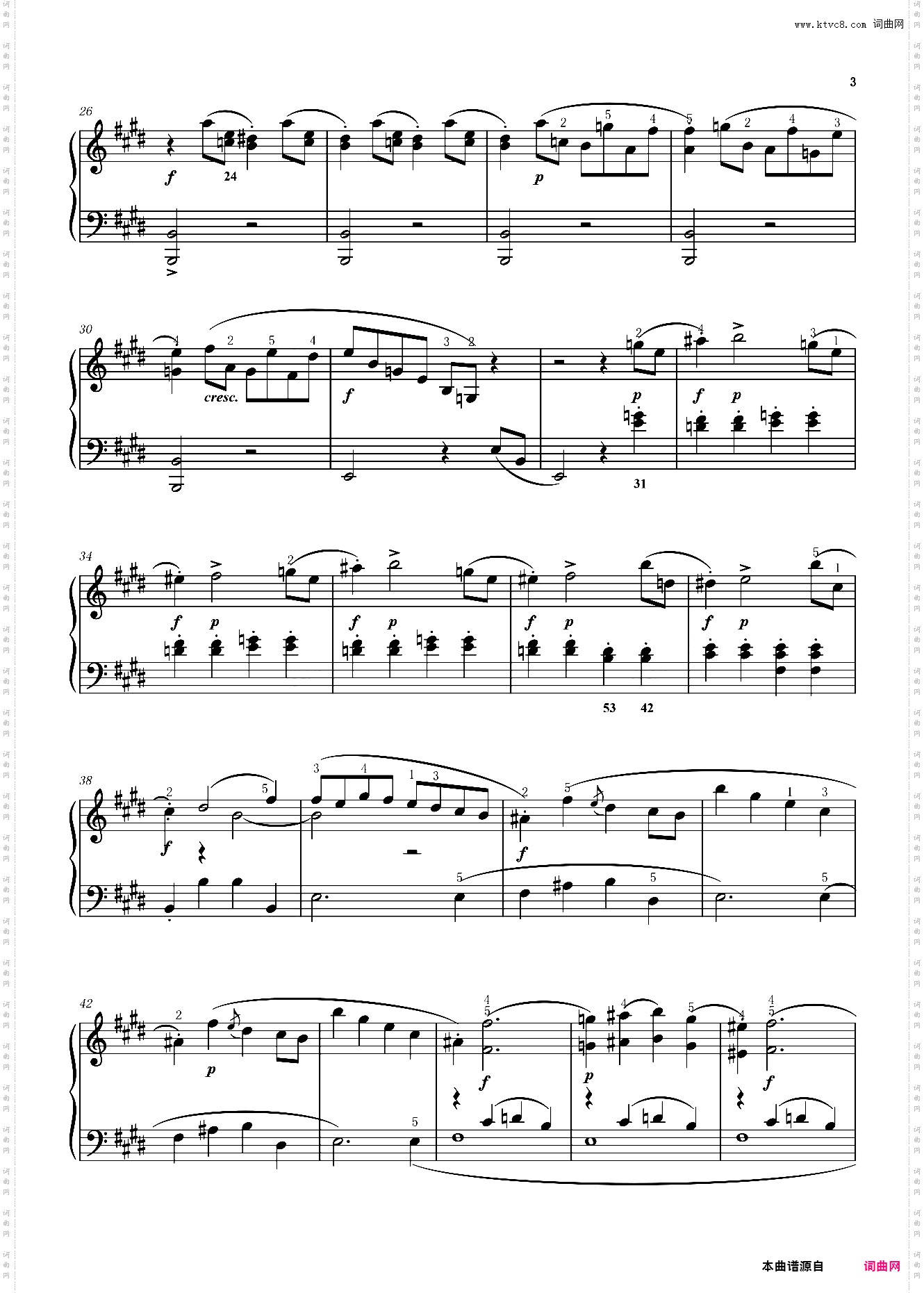 第6首E大调练习曲