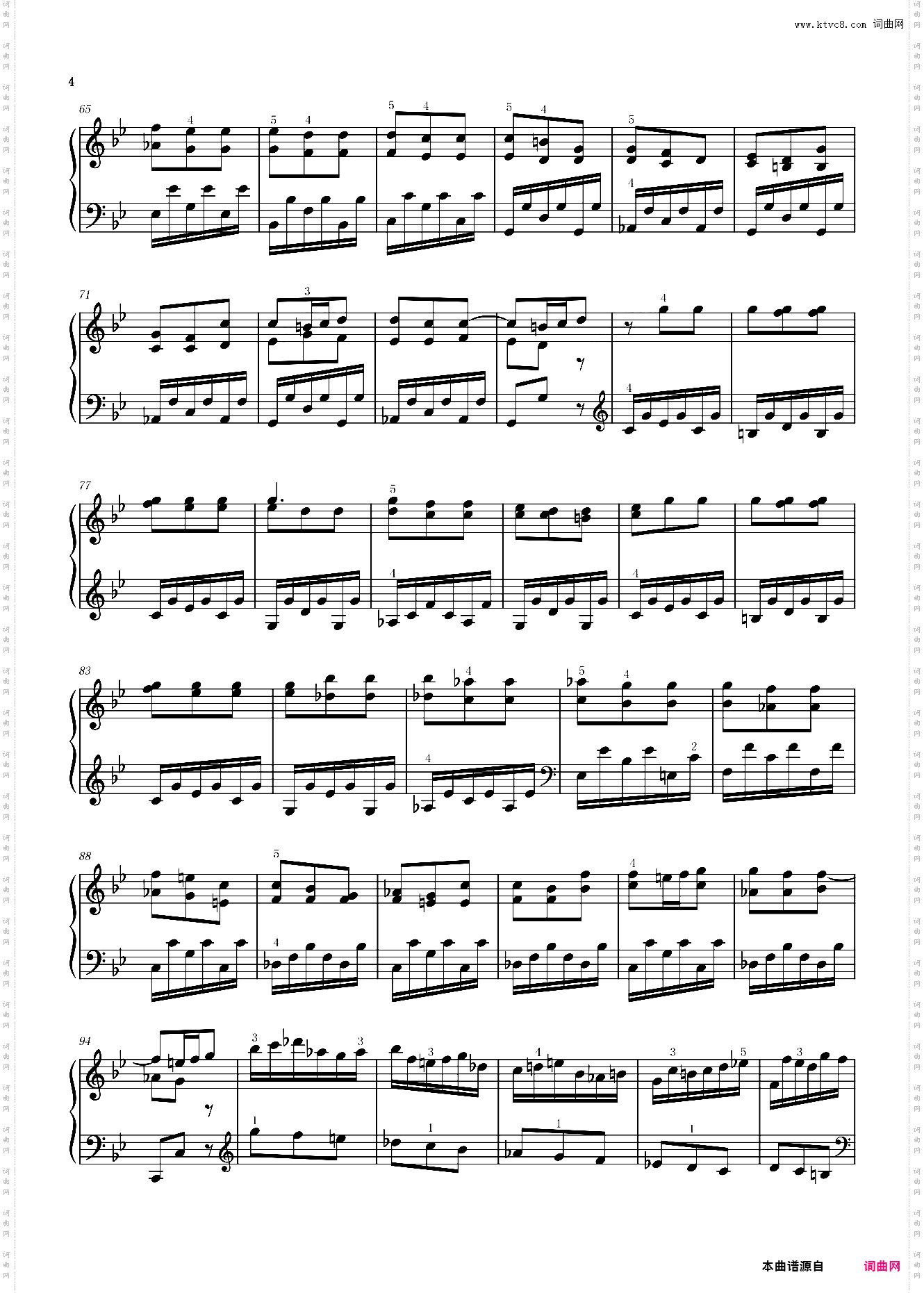 第8首C大调练习曲