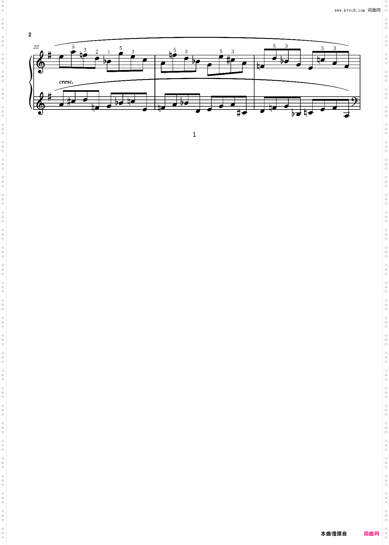 第4首G大调练习曲
