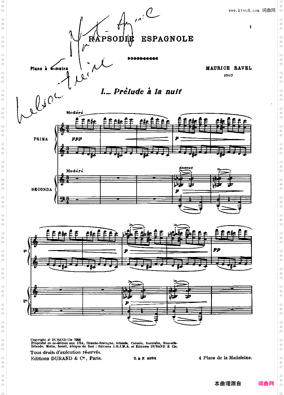 西班牙狂想曲 Rapsodie Espagnole