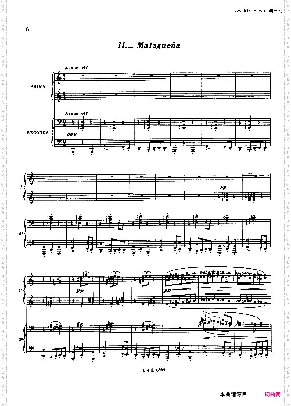 西班牙狂想曲 Rapsodie Espagnole