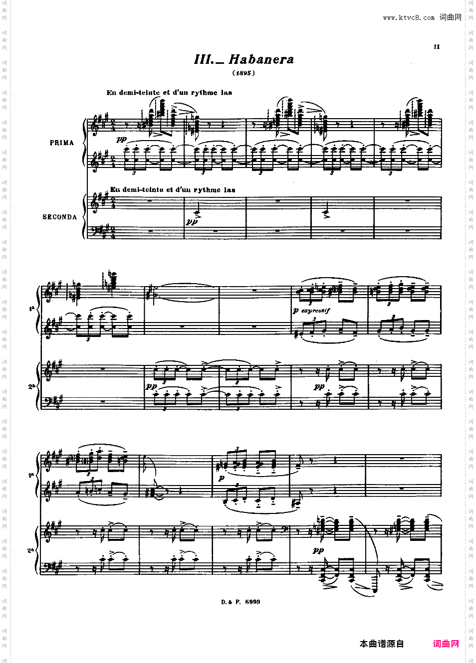 西班牙狂想曲 Rapsodie Espagnole