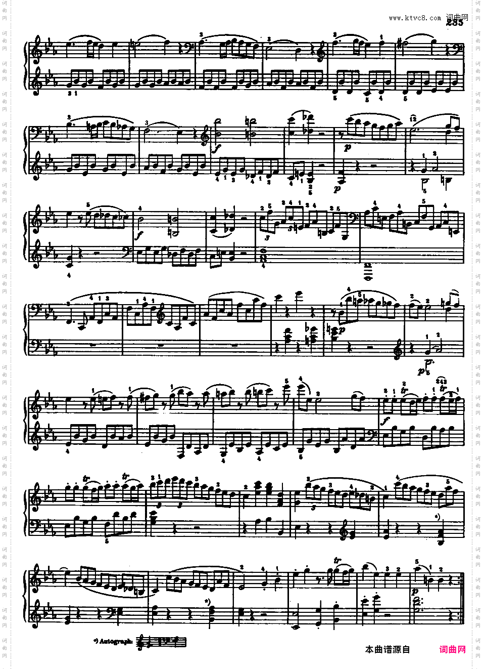 钢琴奏鸣曲全集 Piano Sonatas莫扎特奏鸣曲 k457