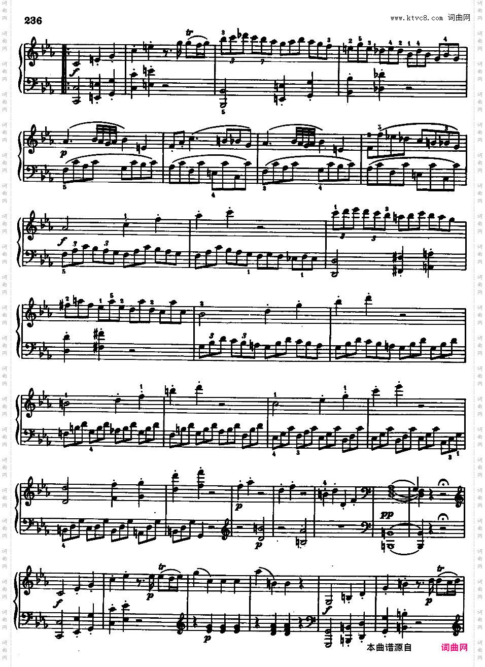 钢琴奏鸣曲全集 Piano Sonatas莫扎特奏鸣曲 k457