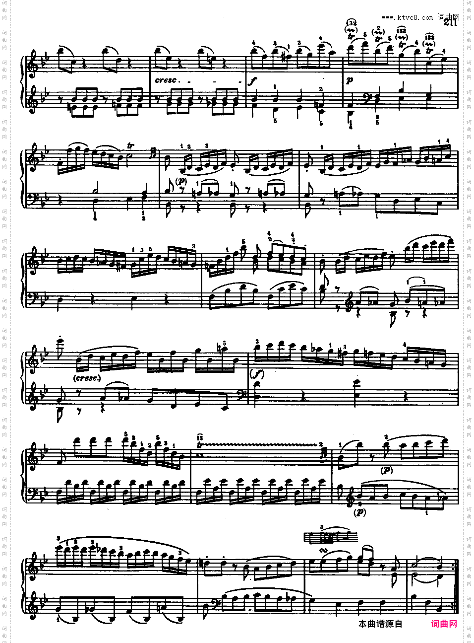 钢琴奏鸣曲全集 Piano Sonatas莫扎特奏鸣曲 k333