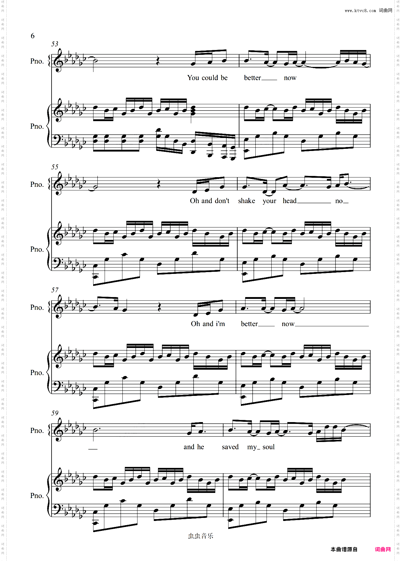 《Better now》-The Vespers-原调弹唱版