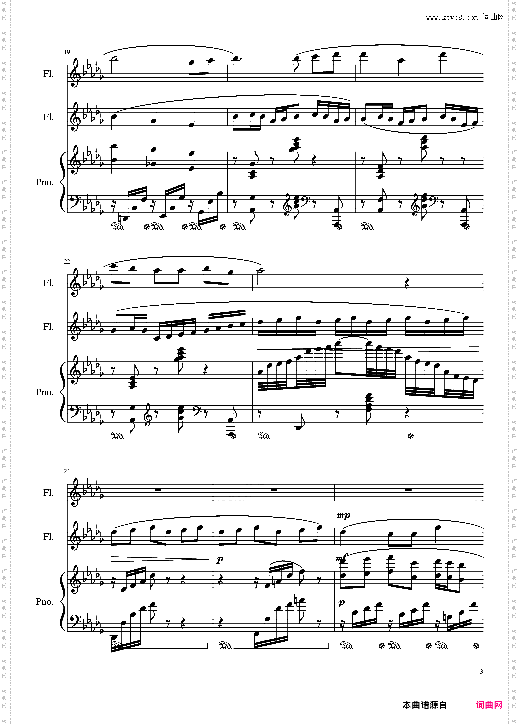 Faure:Clair de lune, Op·46 No·2 Arr·Rube