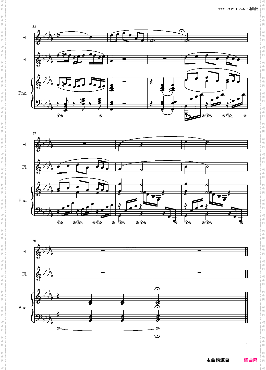 Faure:Clair de lune, Op·46 No·2 Arr·Rube