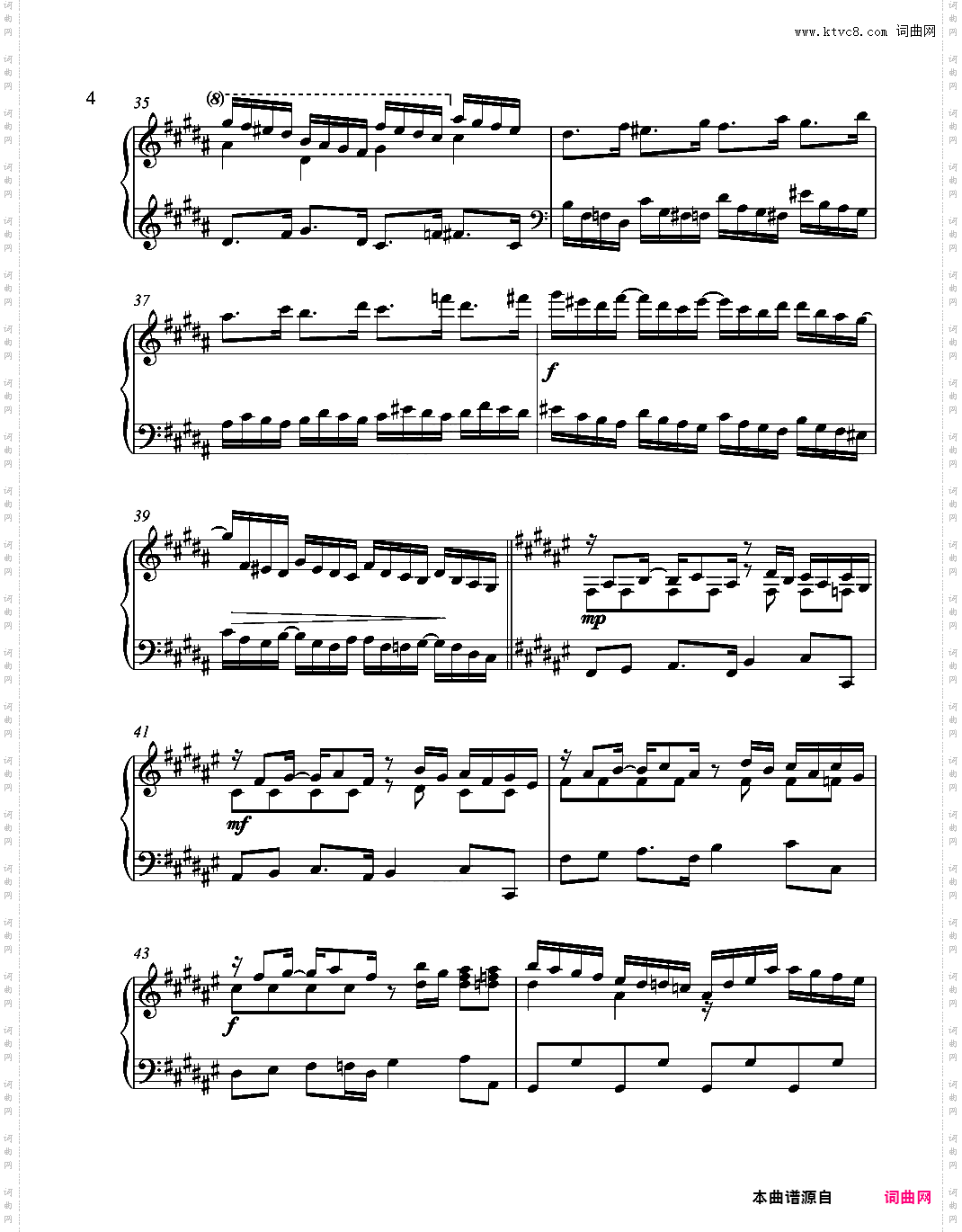 辛普森B大调练习曲
