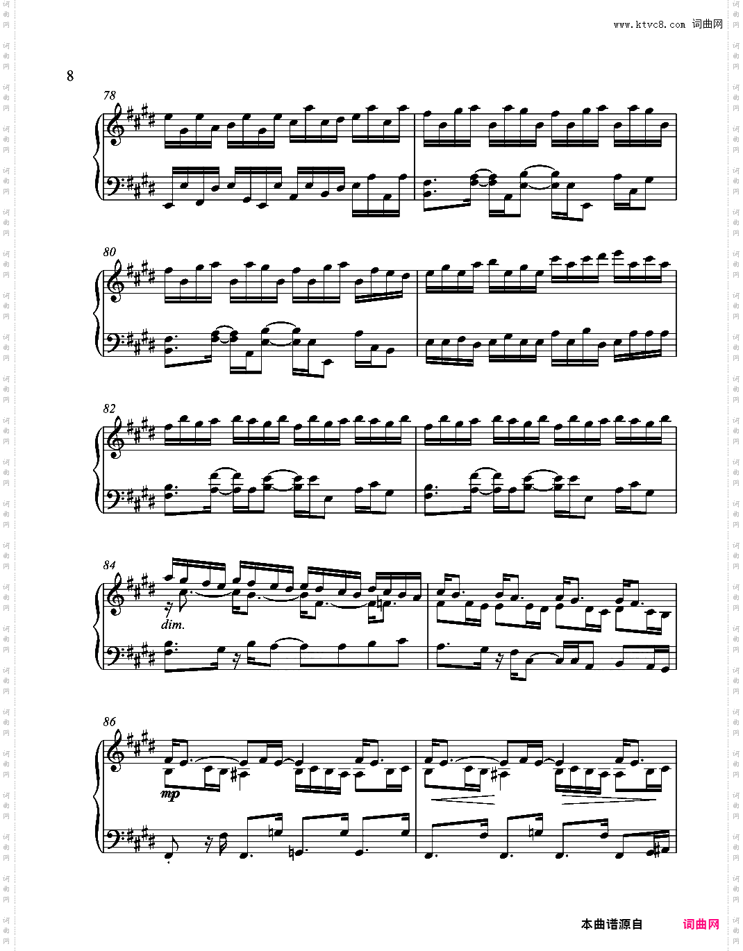 辛普森B大调练习曲