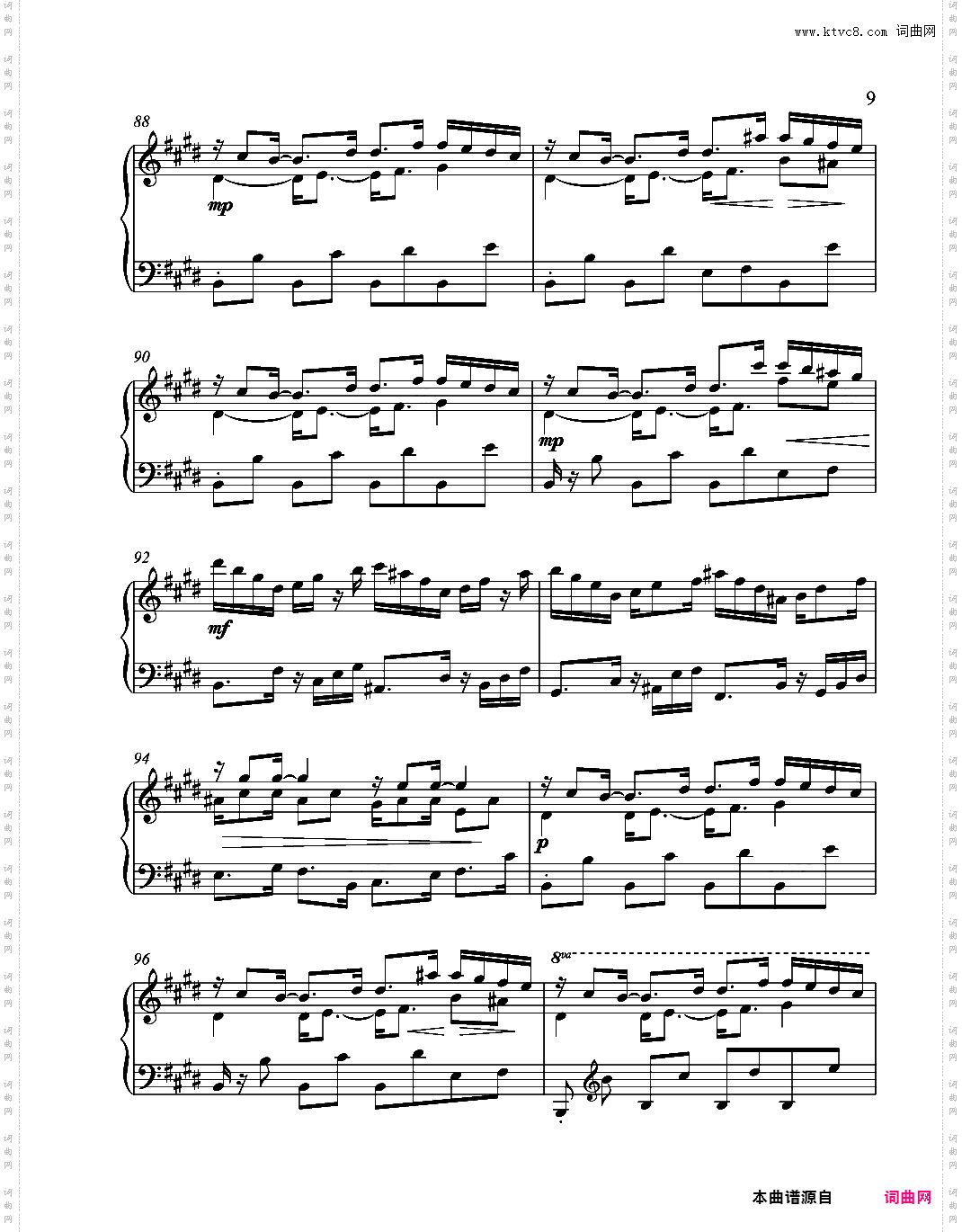 辛普森B大调练习曲