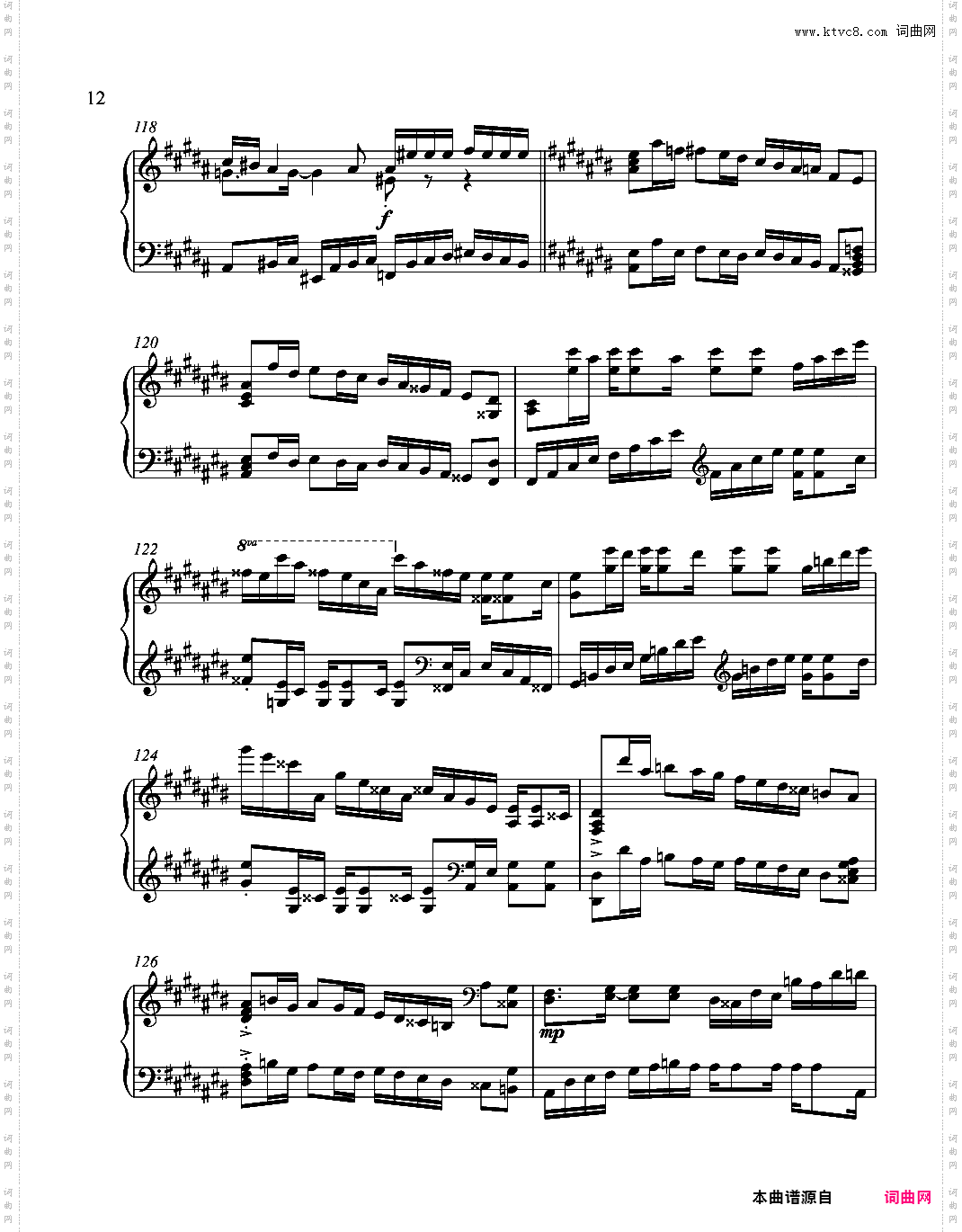 辛普森B大调练习曲