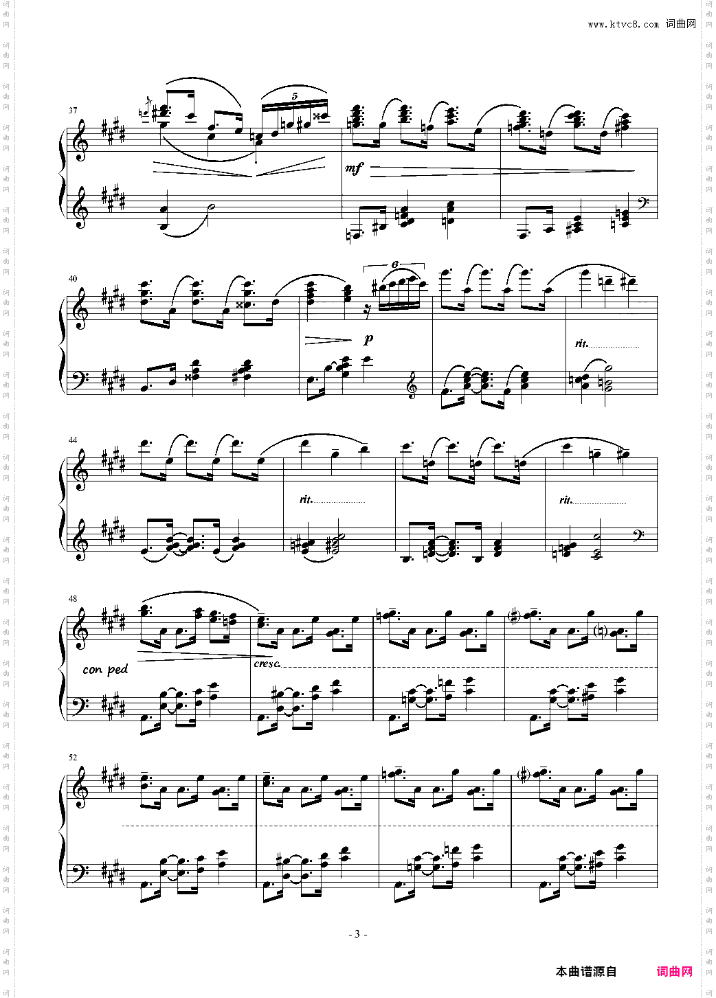 Waltz in B flat minor