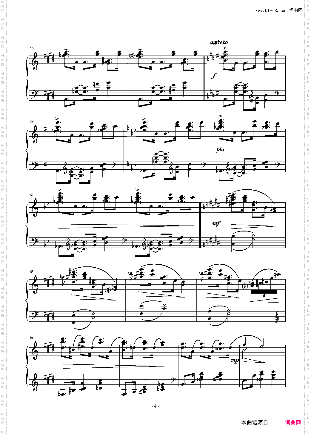 Waltz in B flat minor