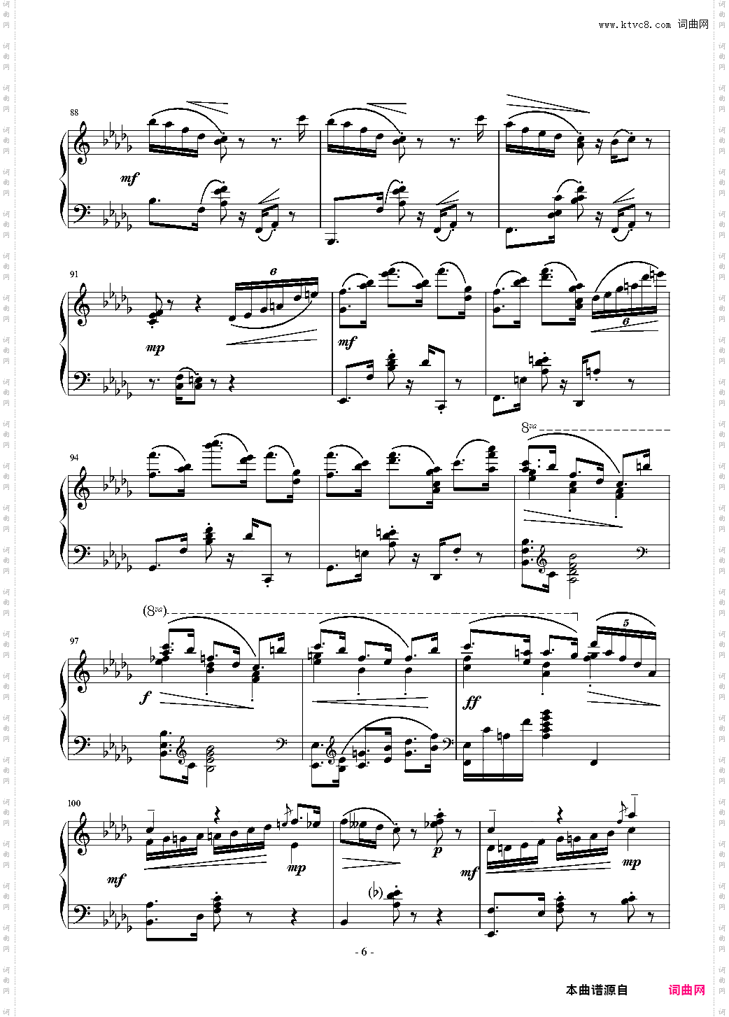 Waltz in B flat minor