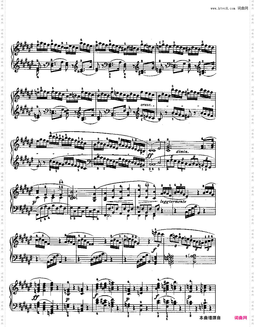 第二十四钢琴奏鸣曲-Op·78