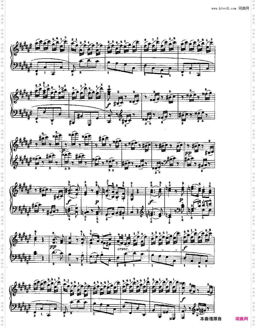 第二十四钢琴奏鸣曲-Op·78