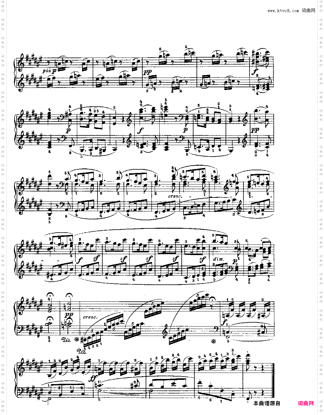 第二十四钢琴奏鸣曲-Op·78