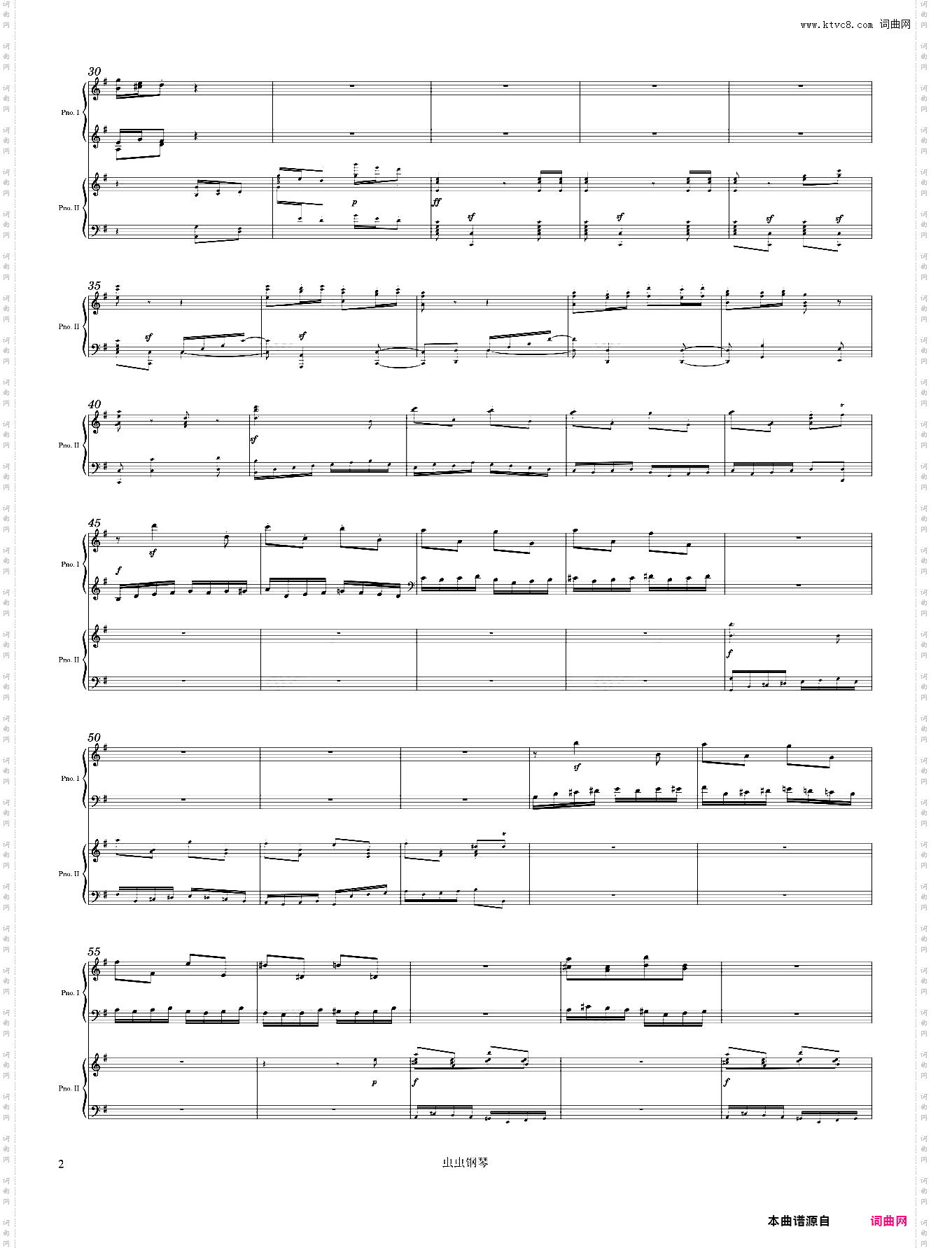 Beethoven Piano Concerto No· 4, 3rd Mvmt Arr· for 2 pianos