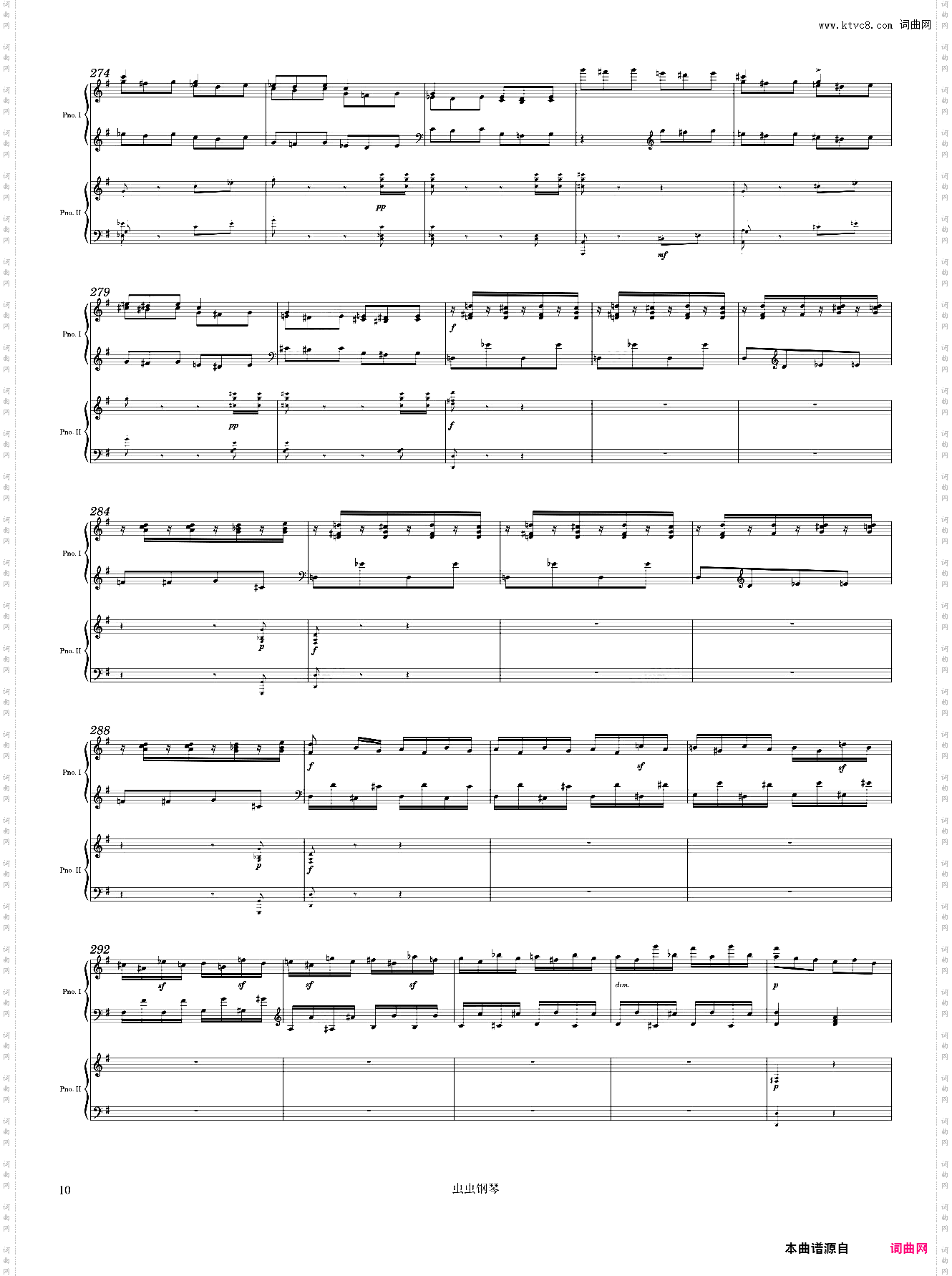 Beethoven Piano Concerto No· 4, 3rd Mvmt Arr· for 2 pianos