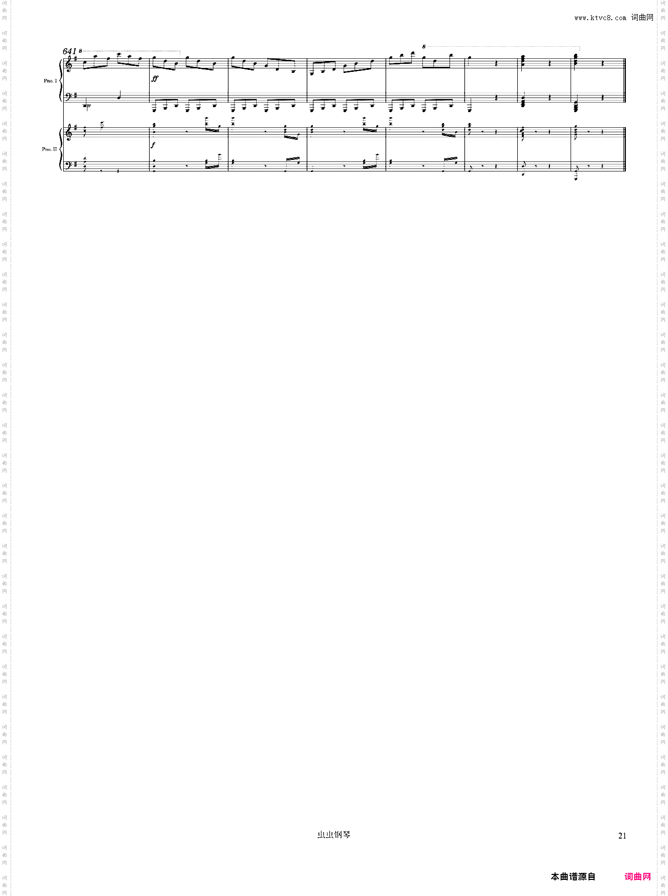 Beethoven Piano Concerto No· 4, 3rd Mvmt Arr· for 2 pianos