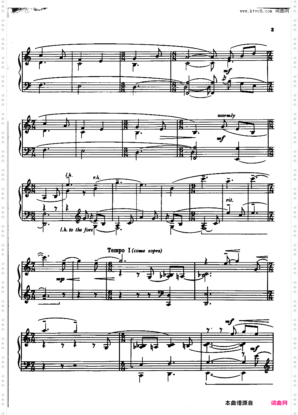 4首布鲁斯 4 Piano Blues