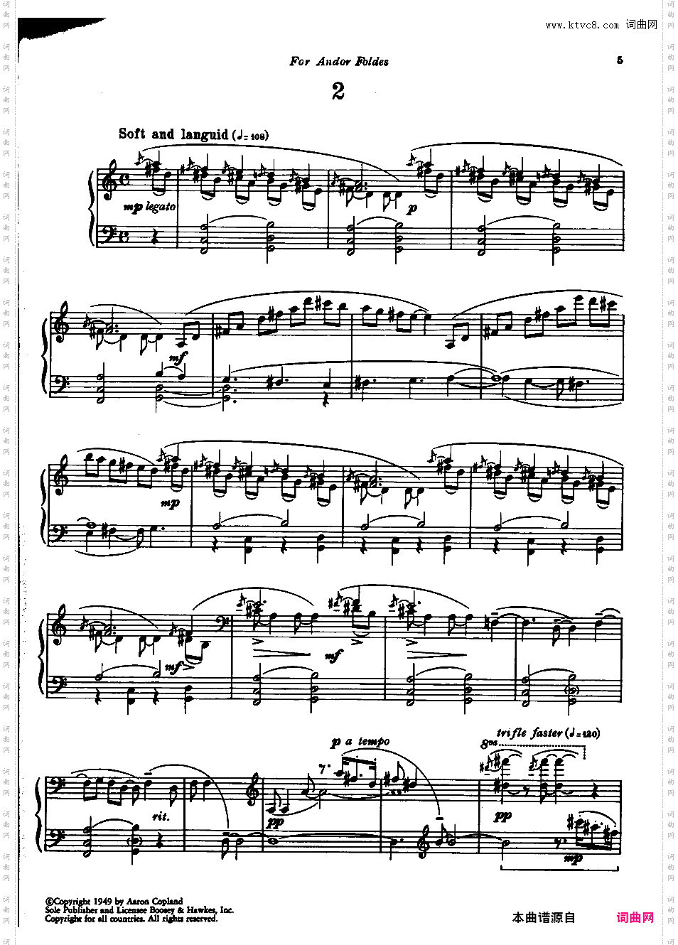 4首布鲁斯 4 Piano Blues