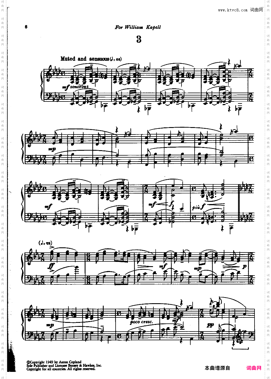 4首布鲁斯 4 Piano Blues