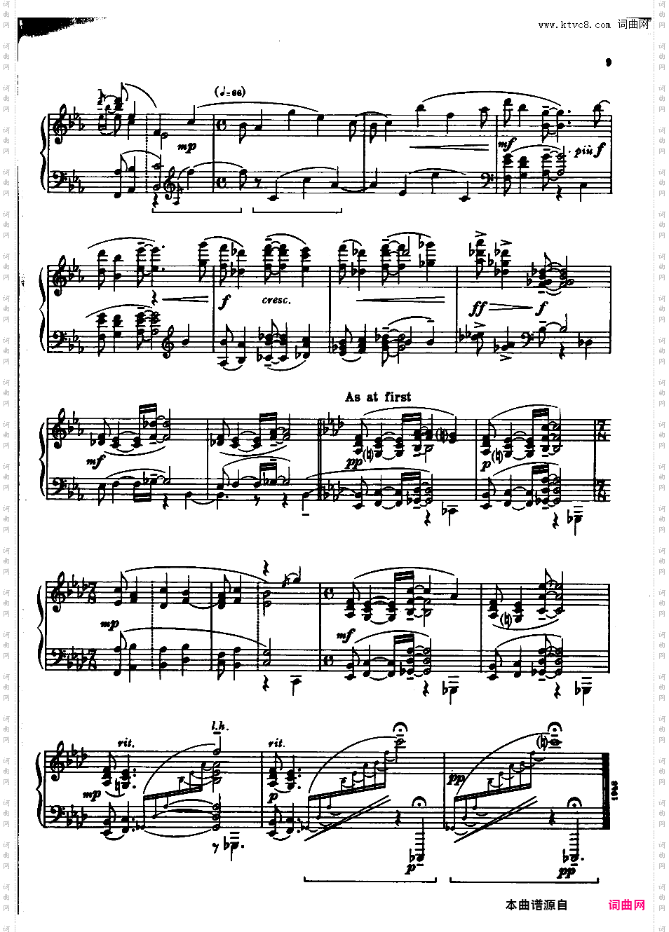 4首布鲁斯 4 Piano Blues